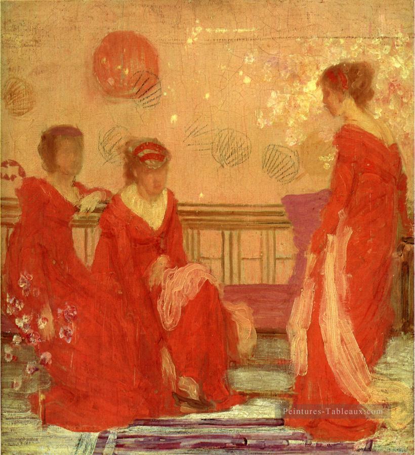 Harmony in Flesh Couleur et Rouge James Abbott McNeill Whistler Peintures à l'huile